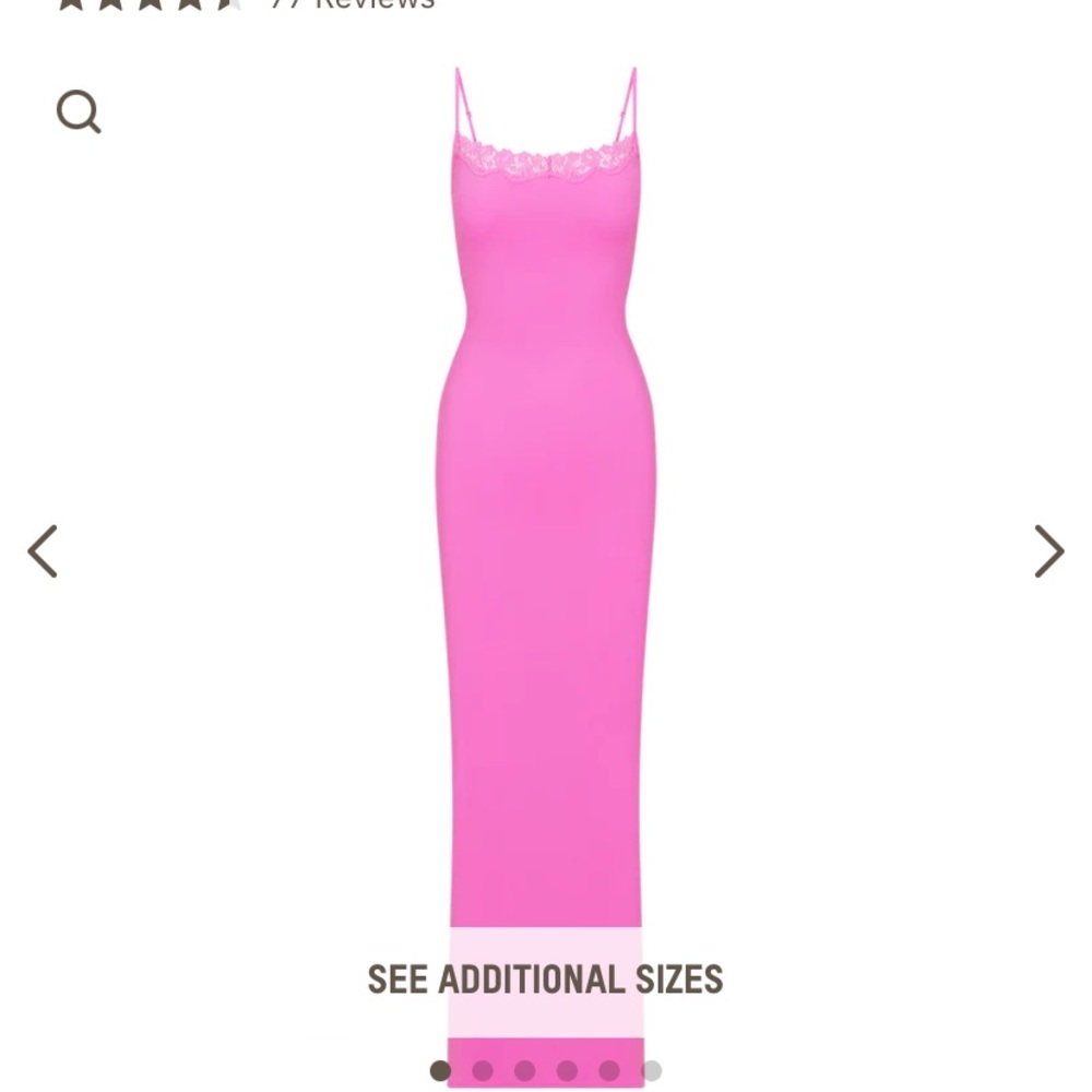 Skims fits everybody lace long slip dress